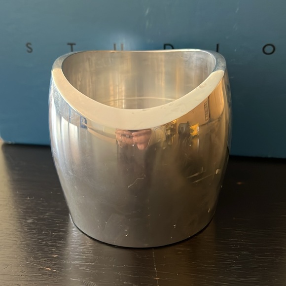 Used Nambe Pillar Candle holder - Picture 2 of 3